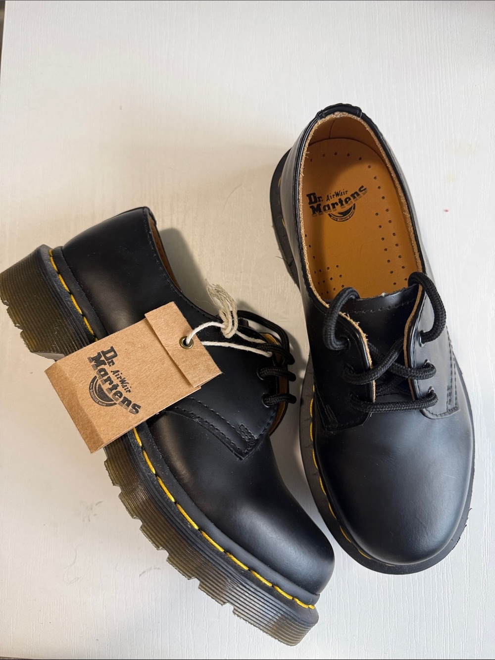 Dr. Martens Black Leather Oxford shoes never worn!